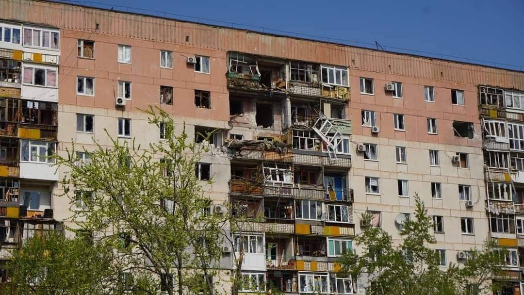 Russian fascists leave destruction in Sievierodonetsk