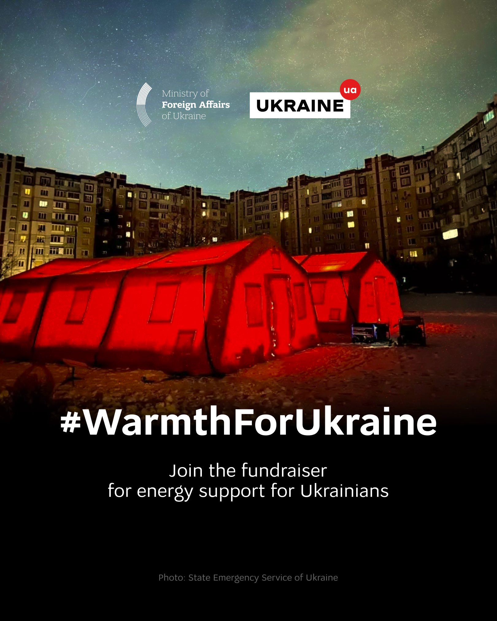 International fundraising campaign for energy equipment for Ukraine
