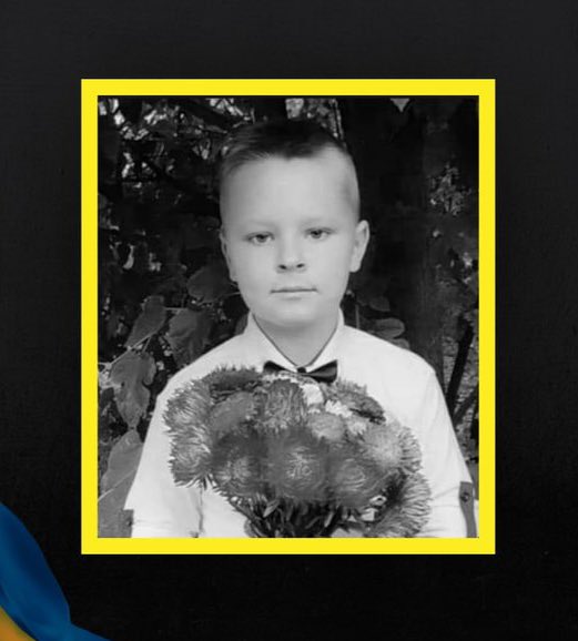Kyrylo Pyakhin, 8, burned alive by Russian missile in Vinnytsia