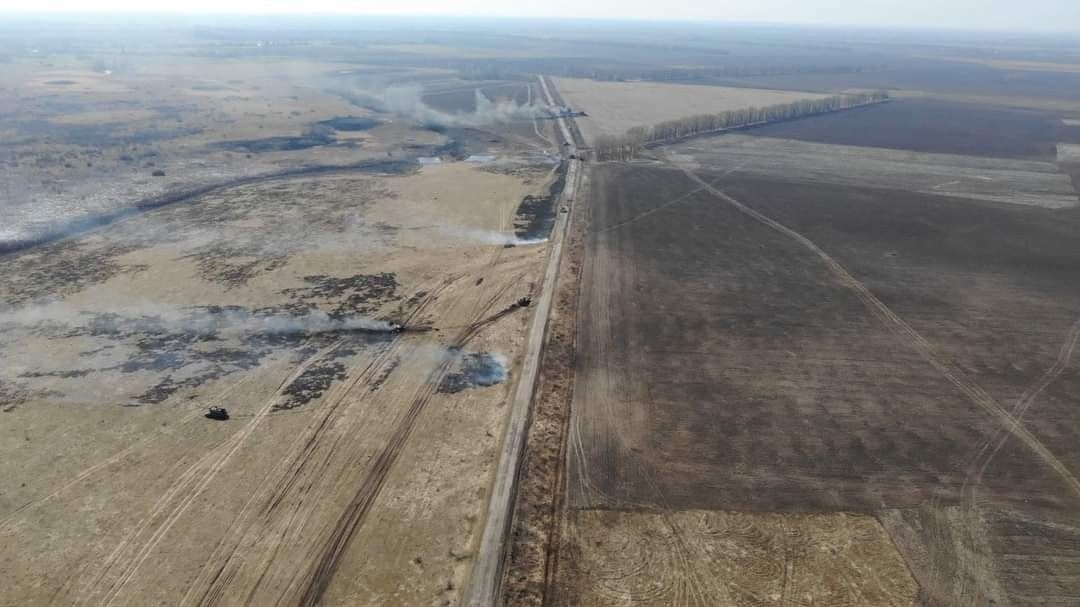 Ukrainian forces destroy 13 enemy vehicles in Chernihiv region
