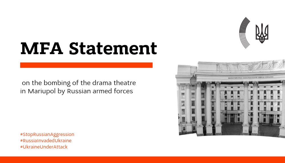Russia bombs Mariupol drama theater