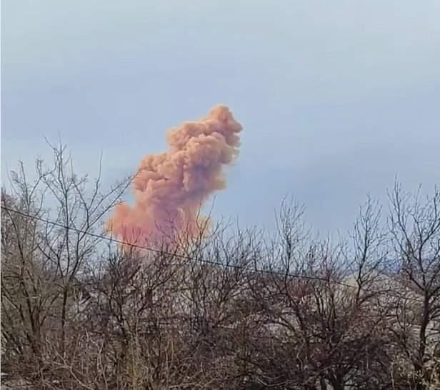 Russians hit tank with nitric acid near Rubizhne, residents warned