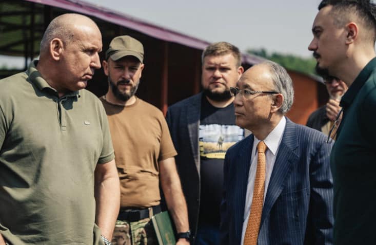 National Guard Commander meets Japanese Ambassador to discuss cooperation amidst Russian aggression