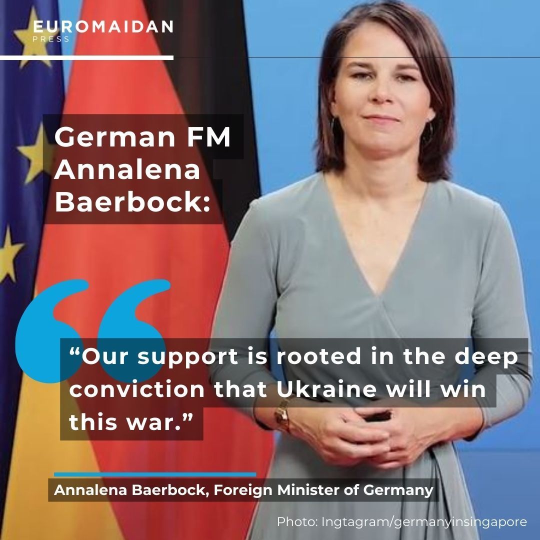 German FM reaffirms unwavering support for Ukraine