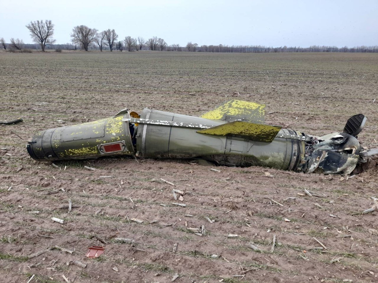 Russian Tochka-U missile from Belarus shot down in Chernihiv Oblast