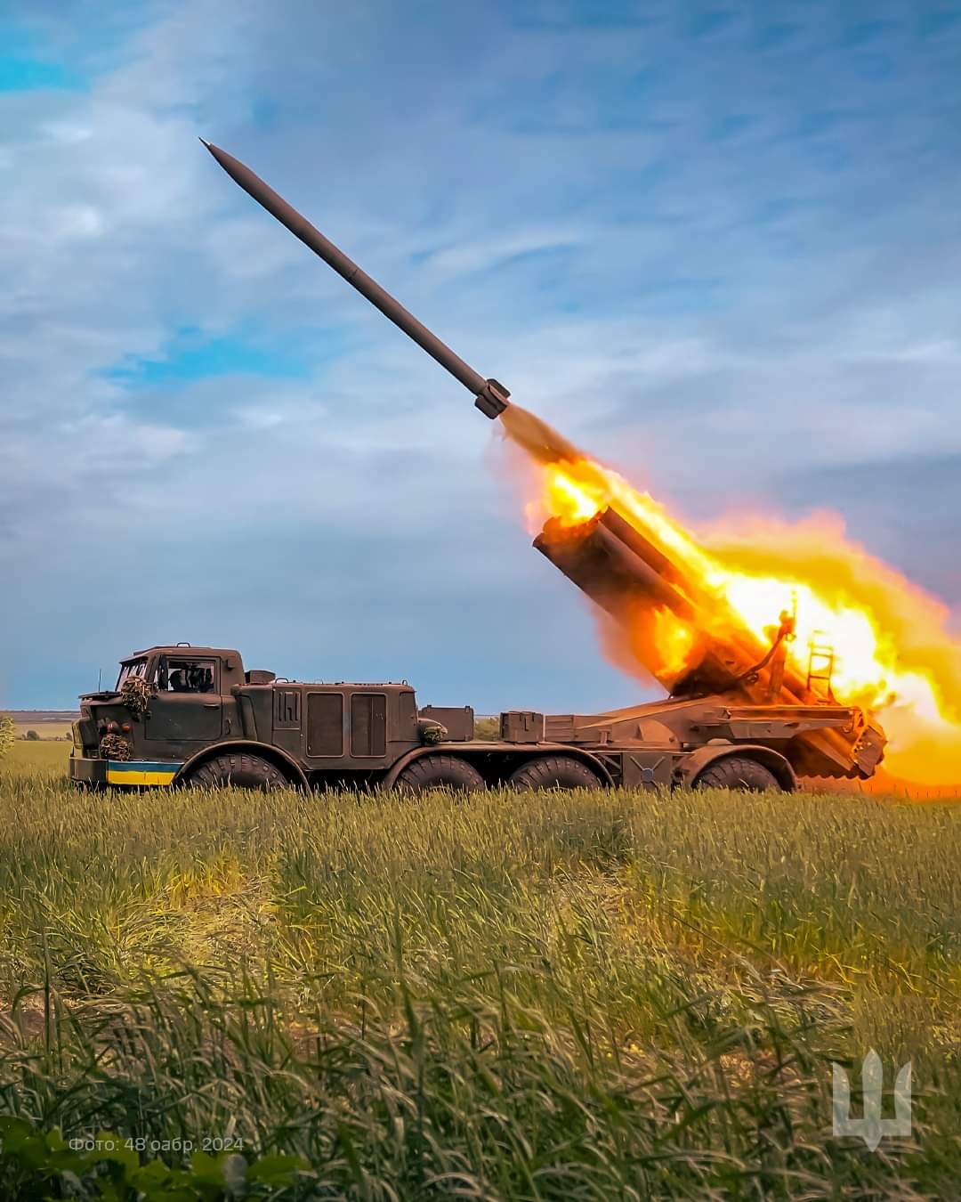 Fire of the 48th Artillery Brigade destroys Russian occupiers