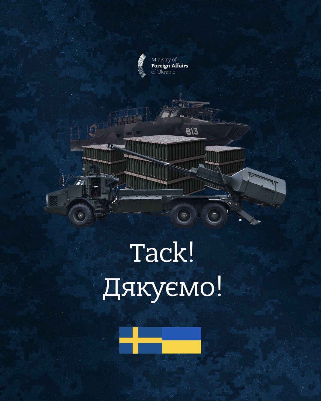 Sweden announces $836M defense package to Ukraine with Archer systems