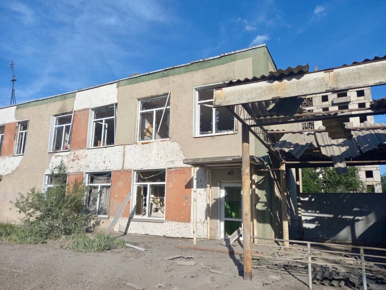 Kindergarten in Stepnohirsk hit by 8 Russian bombs