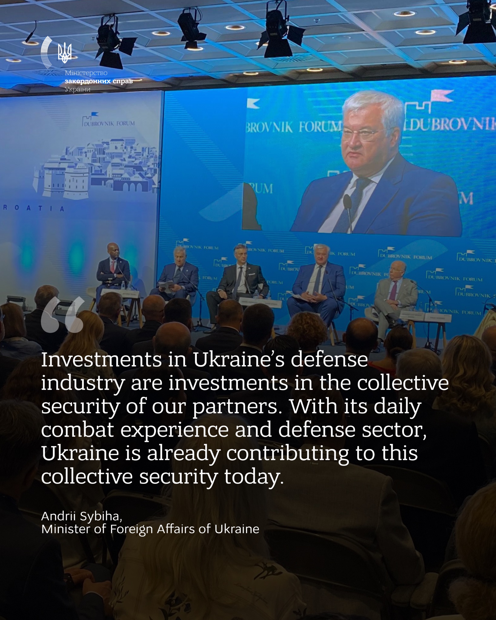 Ukraine FM: US leadership, Russia sanctions key to ending war