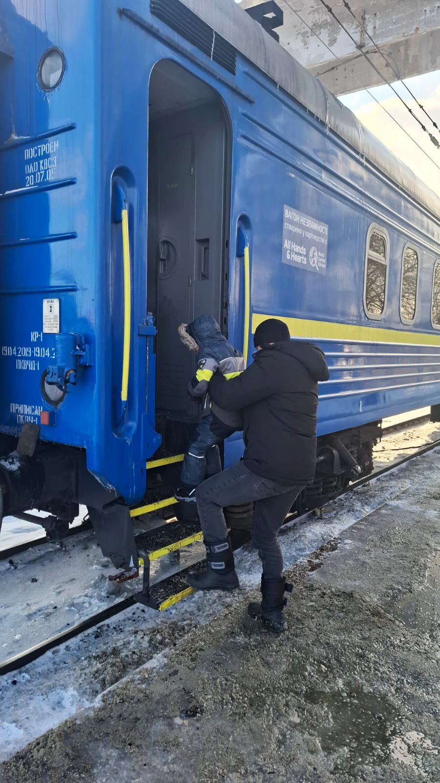 Ukraine deploys Invincibility Train Cars for warmth after attacks