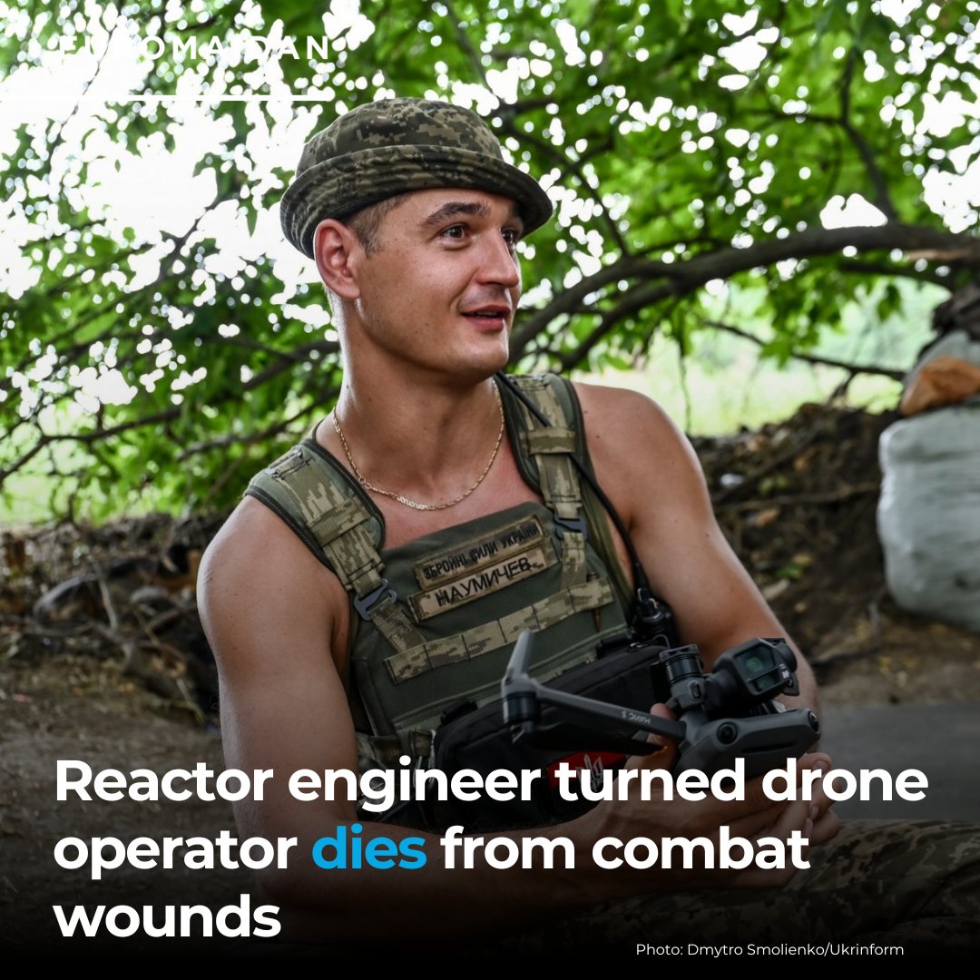 Reactor Engineer Turned Drone Operator Dies From Combat Wounds In Kharkiv