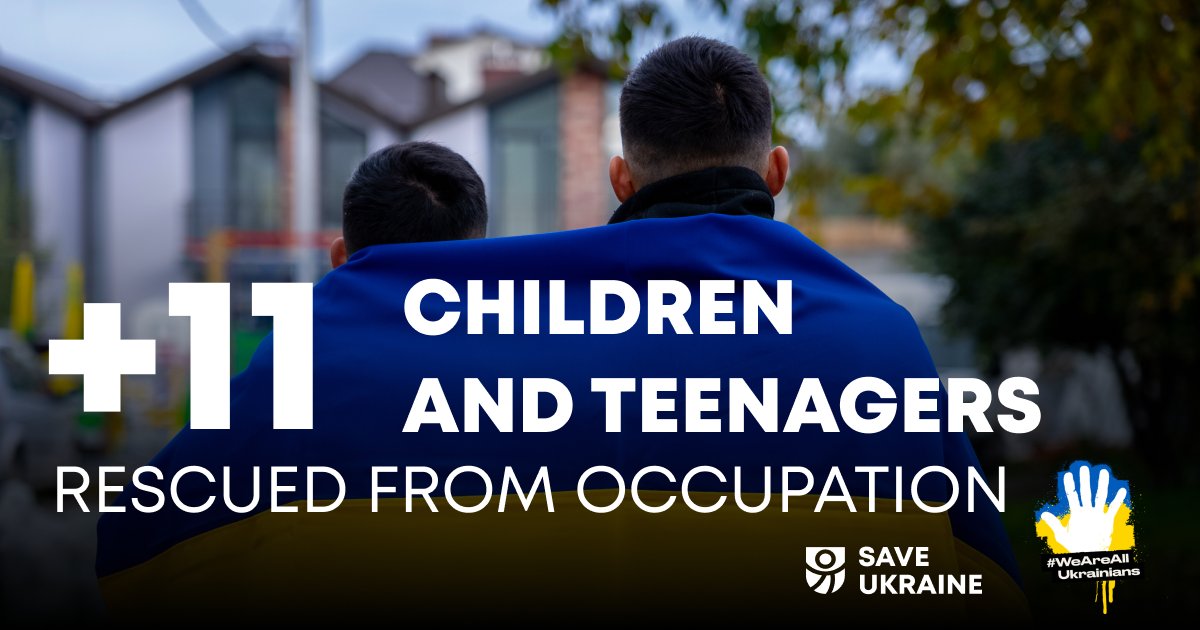 Incredible work: @SaveukraineUs rescues over 1,000 children