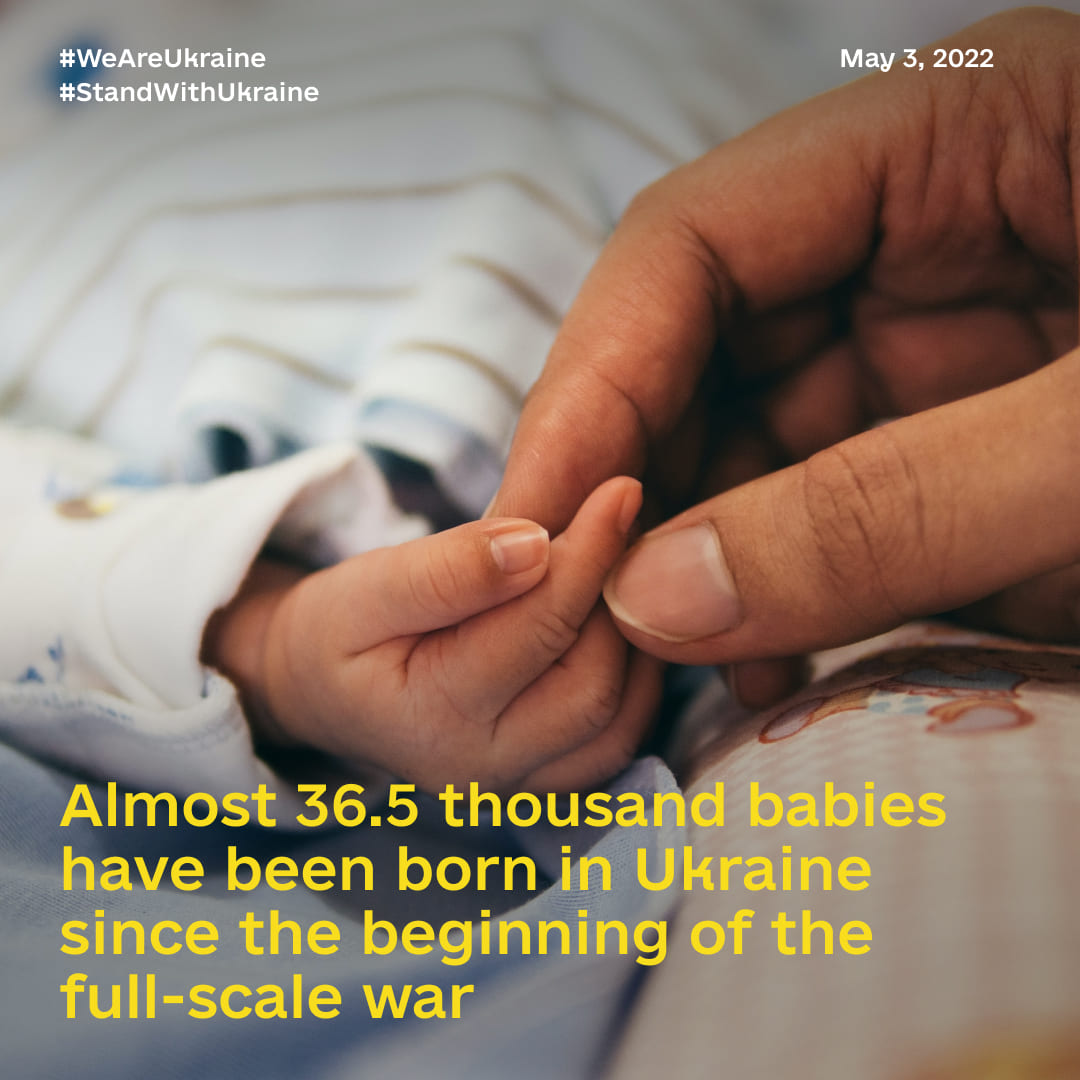 36,425 children born in Ukraine since war; we will win for them