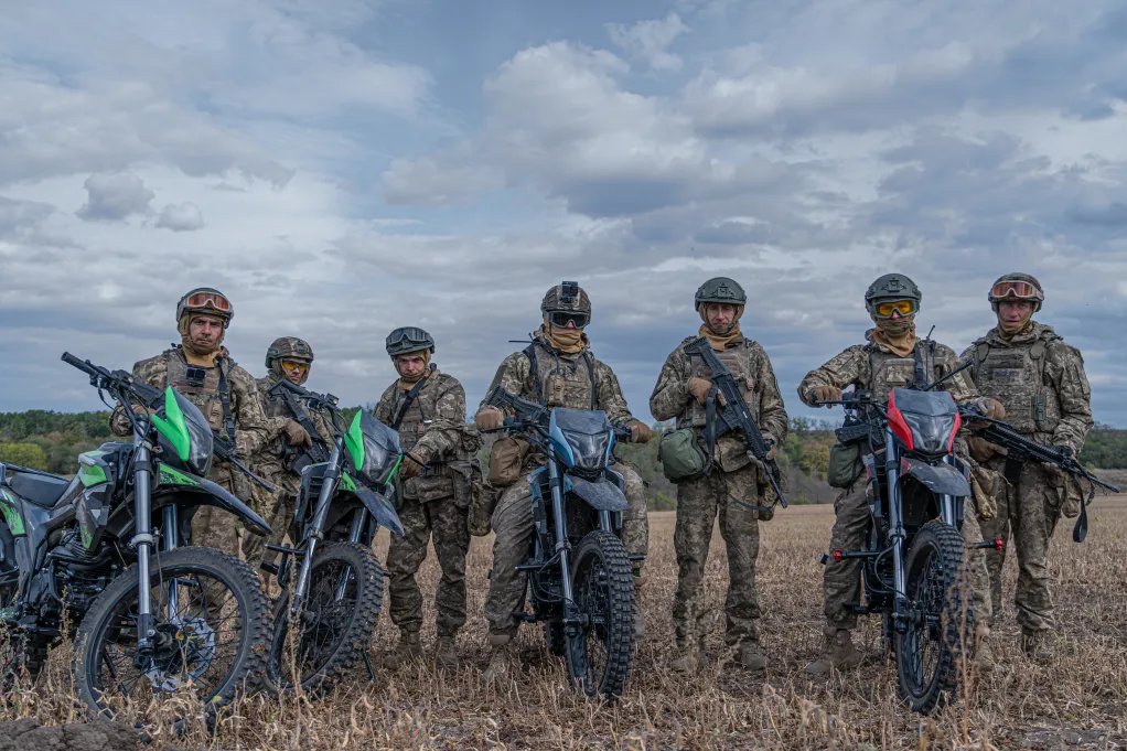 Ukraine’s 425th Skala uses motorbike hit-and-pullback assaults