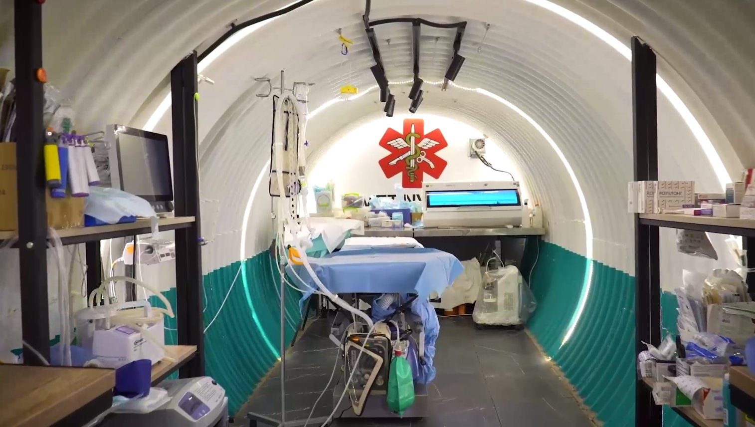 Zelenskyy visits first underground frontline surgical unit saving soldiers