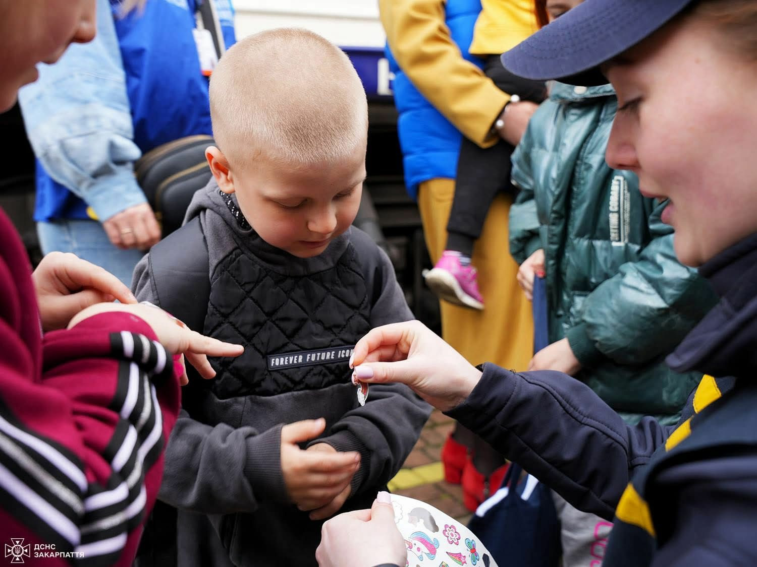 Child evacuated from war loses childhood, future uncertain