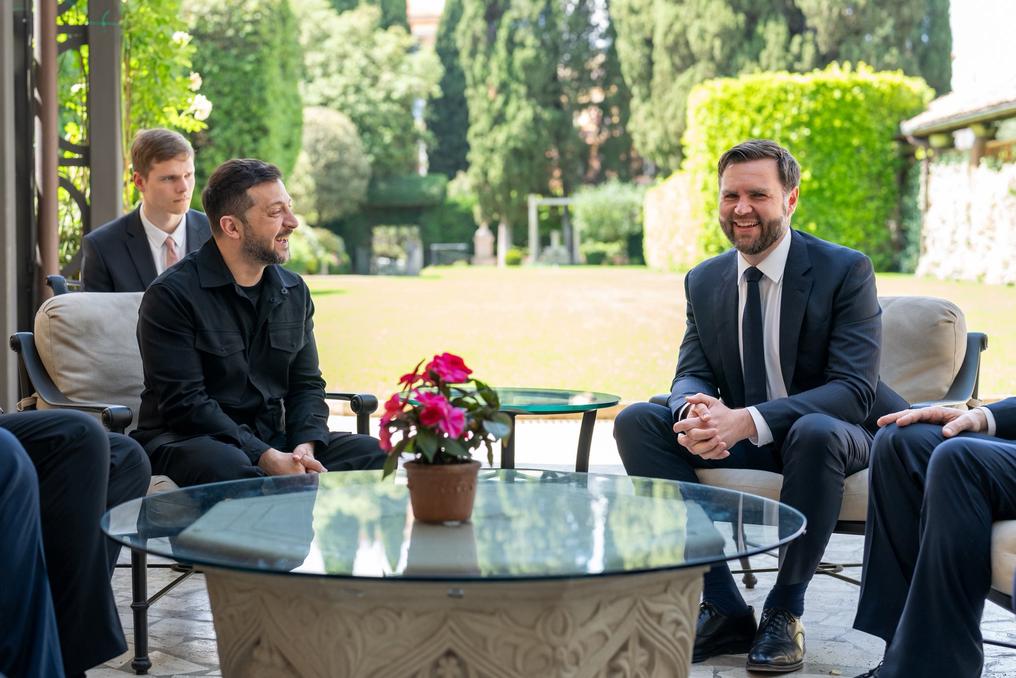 JD Vance and Zelensky meet for peace and cooperation
