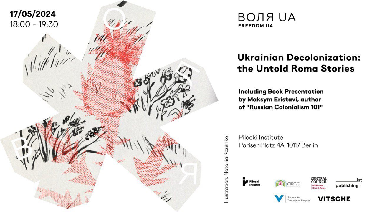 Thursday evening in Berlin: Ukrainian decolonization and untold Roma stories