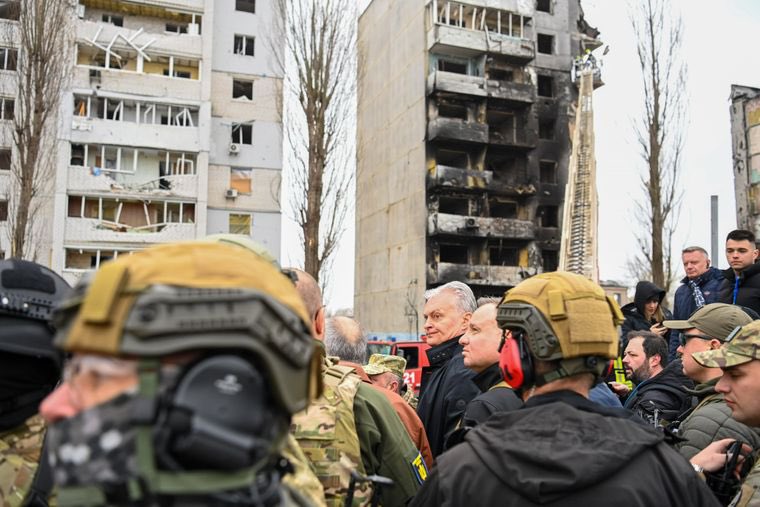 Presidents of Poland, Baltics visit Kyiv Oblast