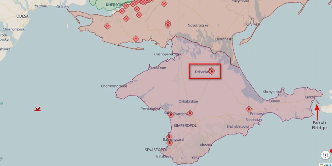 Ukraine destroys Russian S-400 launchers and radar in Dzhankoi