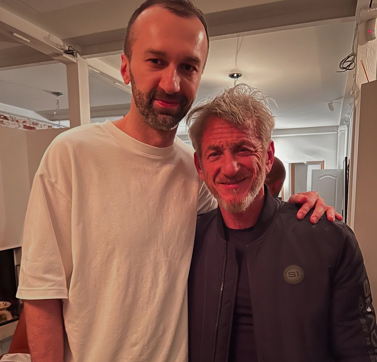 Sean Penn gets Ukrainian trident tattoo on ninth visit to Ukraine