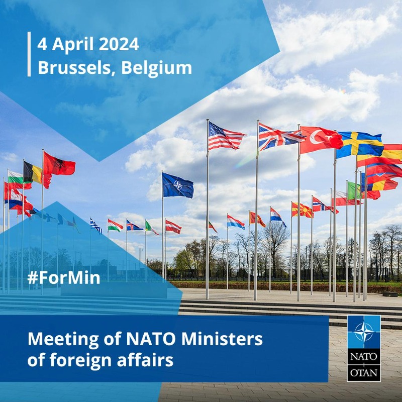 NATO Foreign Ministers Meet for 75th Anniversary and Ukraine Council