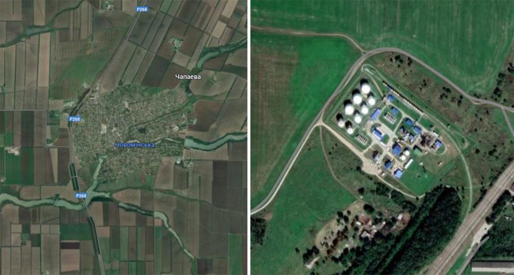 Damage assessment ongoing at coordinates 46.33291, 38.93463, with 8 tanks reported