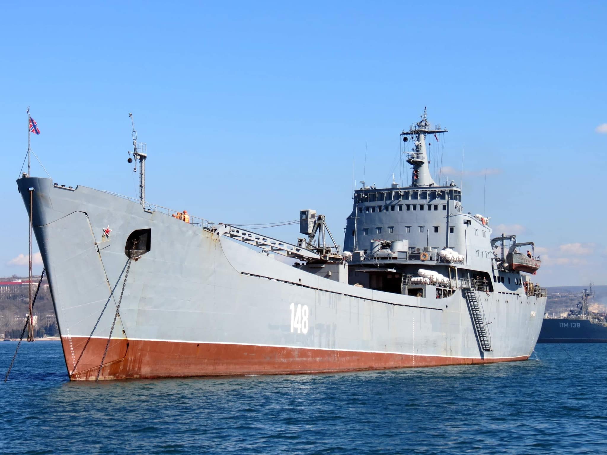 Ukrainian Navy reports Russian ship destroyed in Berdyansk