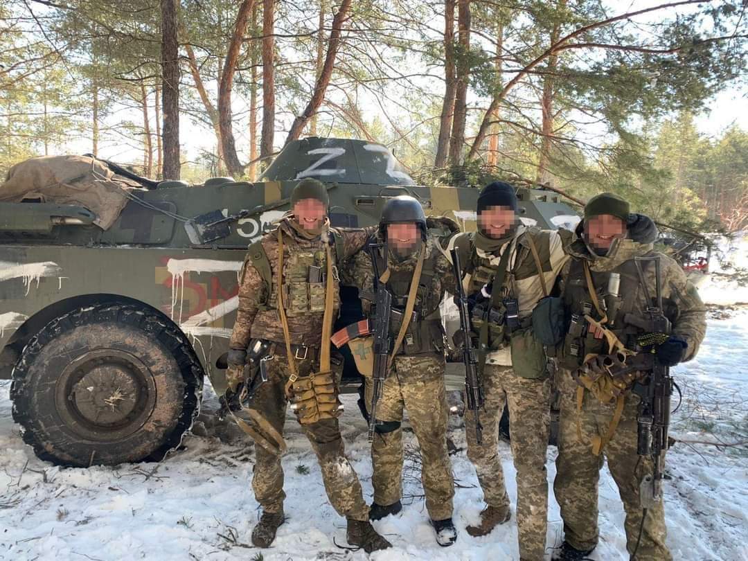 Composite unit destroyed enemy on Luhansk region and captured trophy