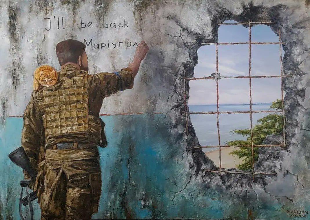 Mariupol, occupied since May 2022, vows to return.