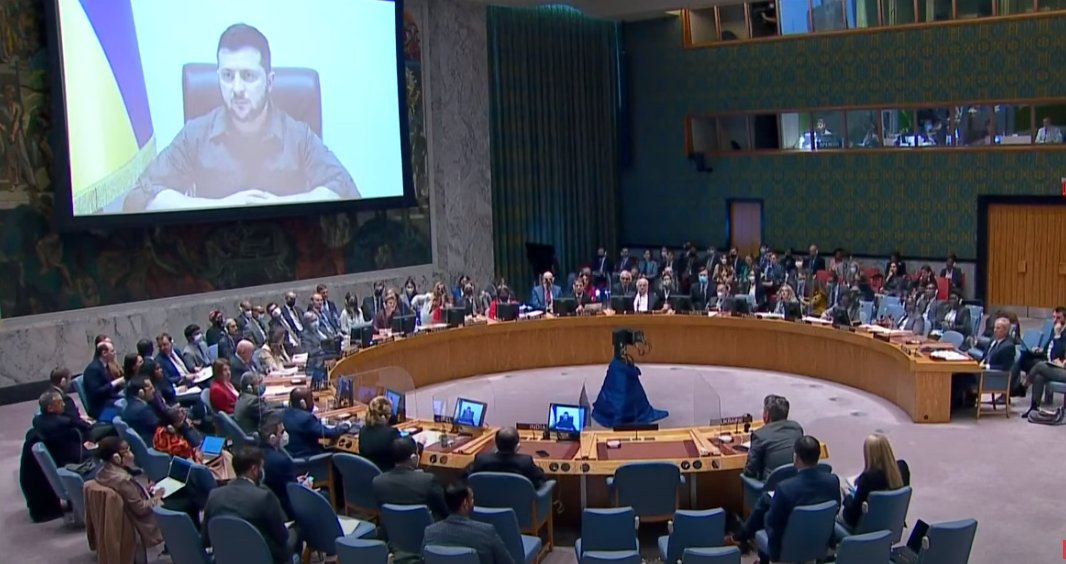 Zelenskyy to UN: “What is the purpose of our organization? Peace. Are you ready to close UN?”