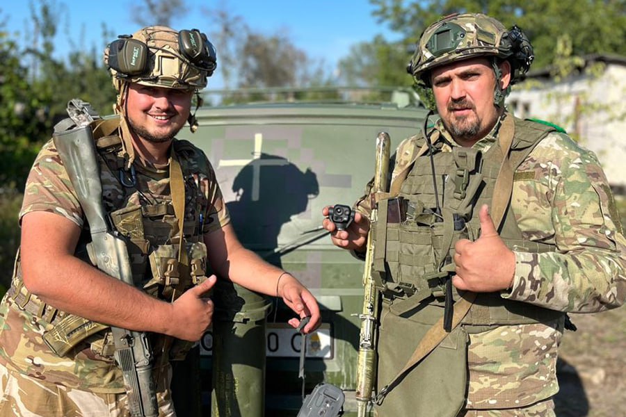 National Guardsmen shoot down enemy drone