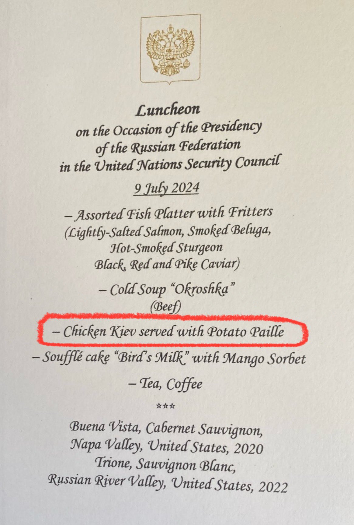Chicken Kiev: Russia’s only claim to Kyiv