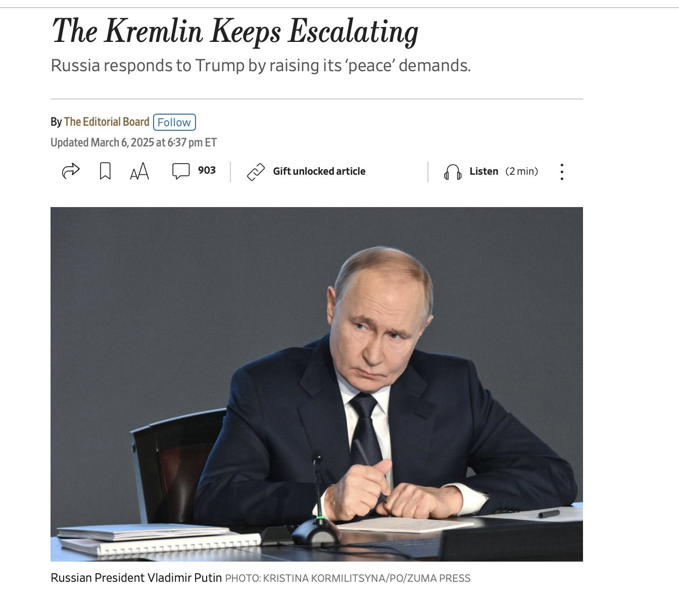 Russia escalates demands, warns European troops mean NATO involvement