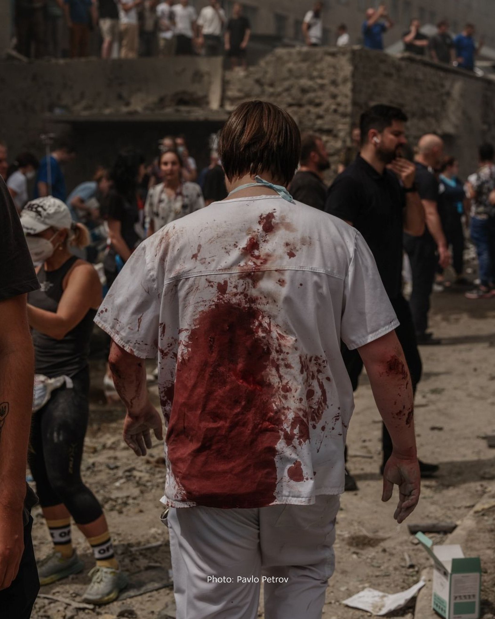 Ukrainian doctor saves lives at attacked Kyiv children’s hospital