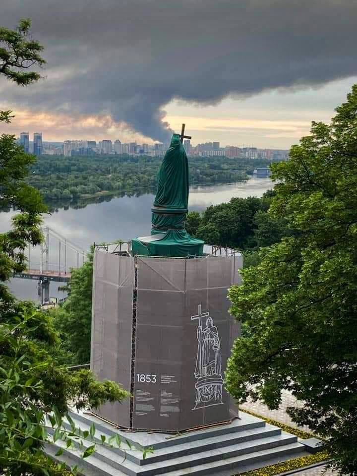 Prince Volodymyr the Great and the Russian strike on Kyiv