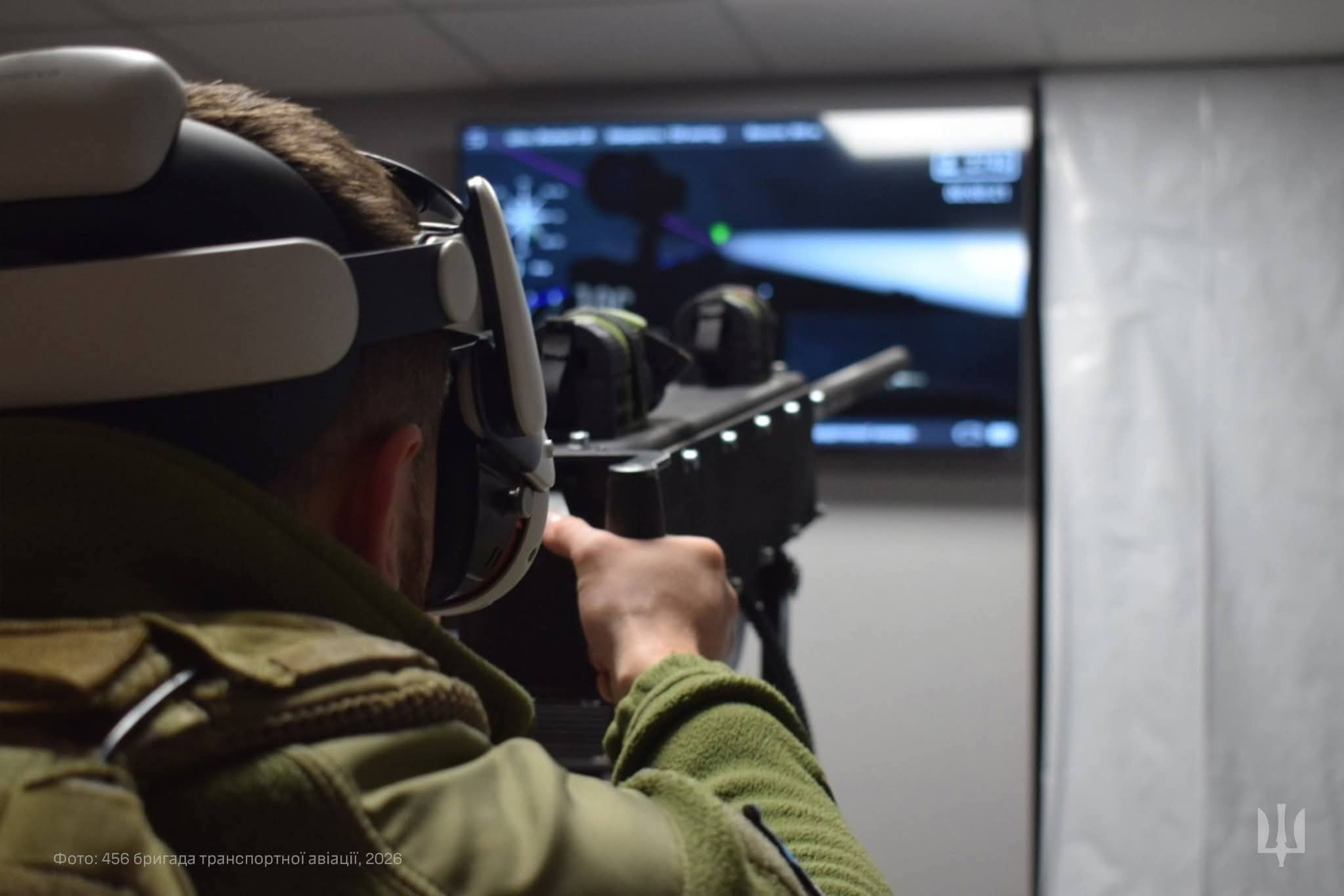 Military training on a modern air attack simulator