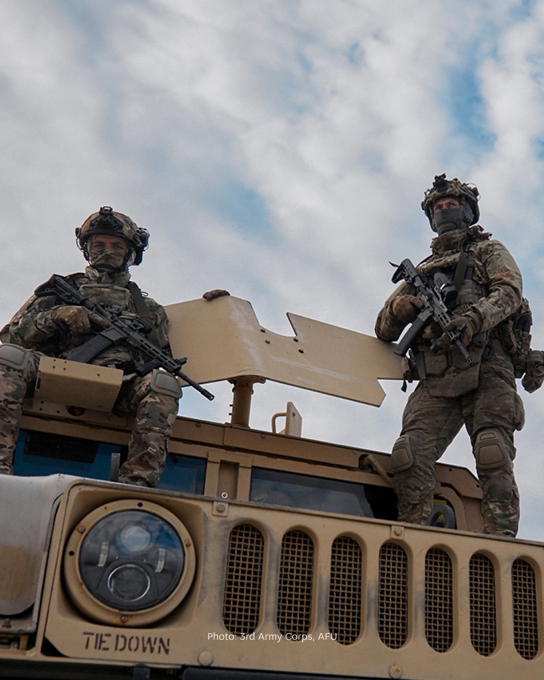 Ukrainian 3rd Army Corps motorised infantry trains for night operations against Russia