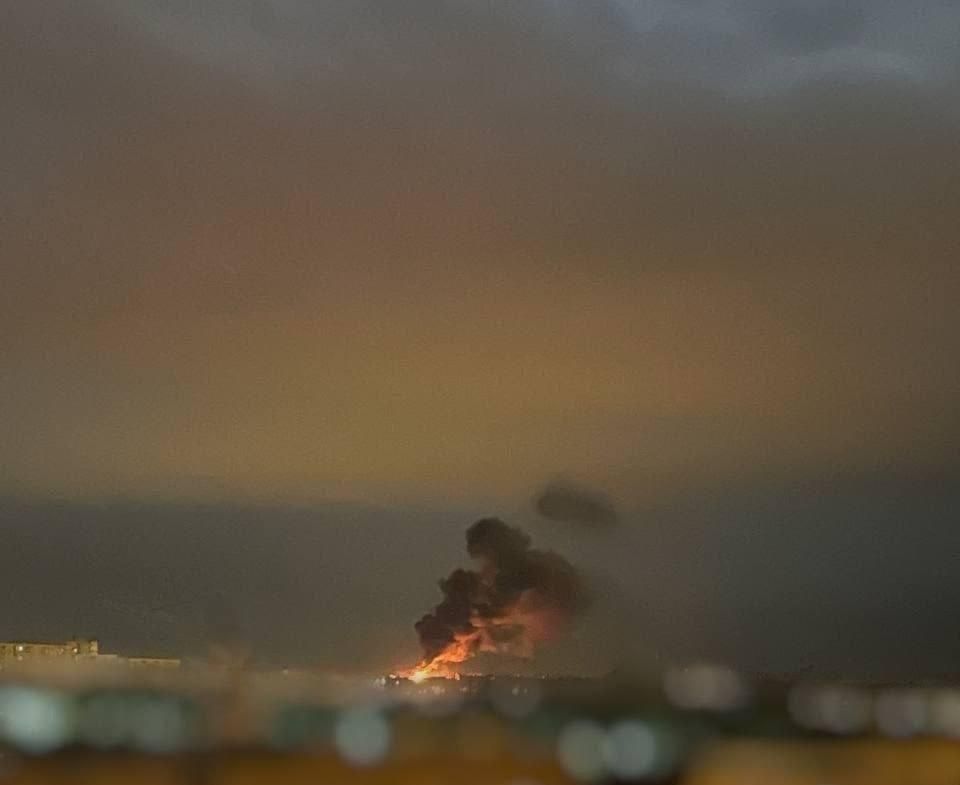 Drone attack hits Kharkiv, fires reported