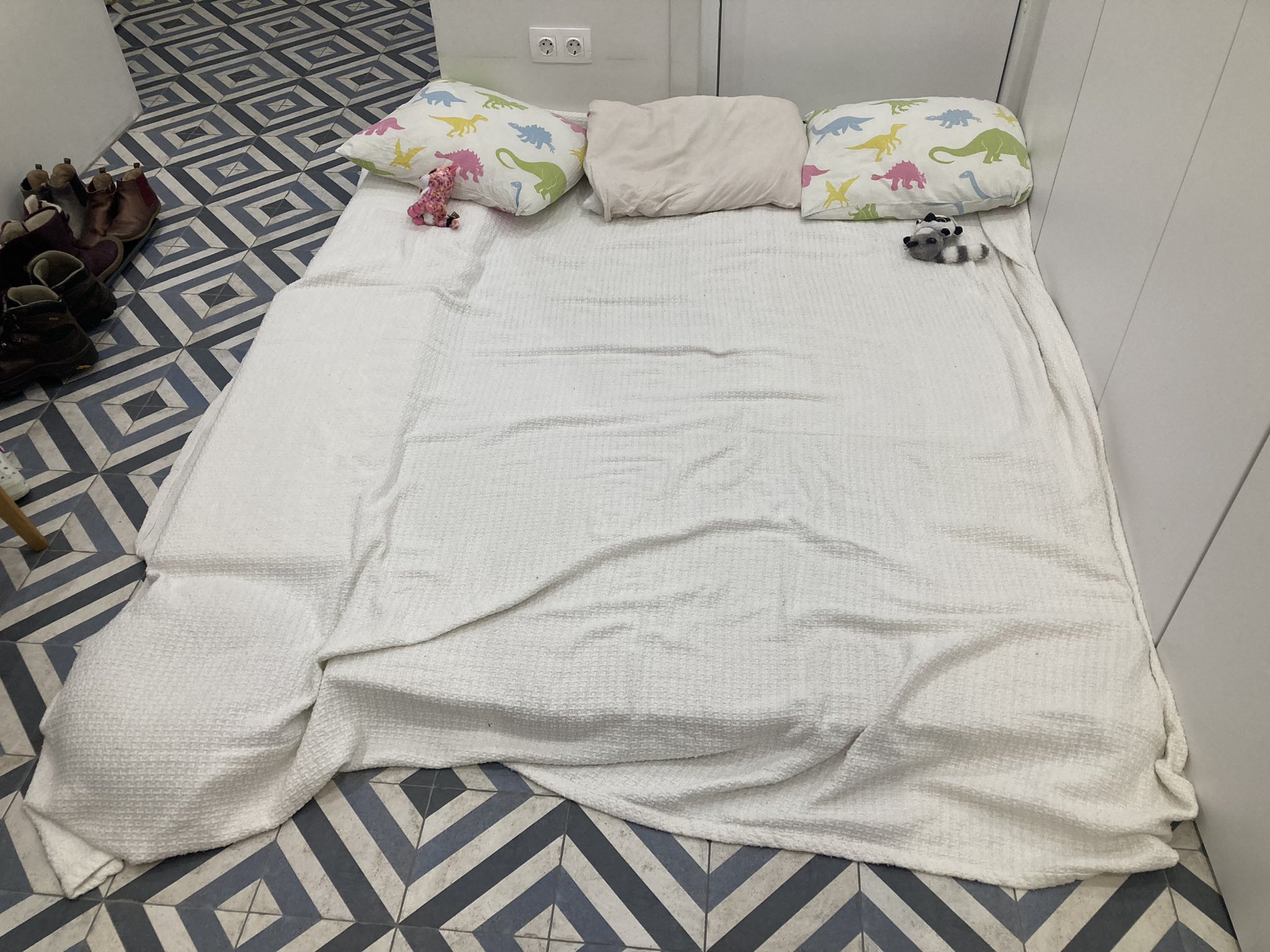 Family bed tonight due to Putin’s invasion