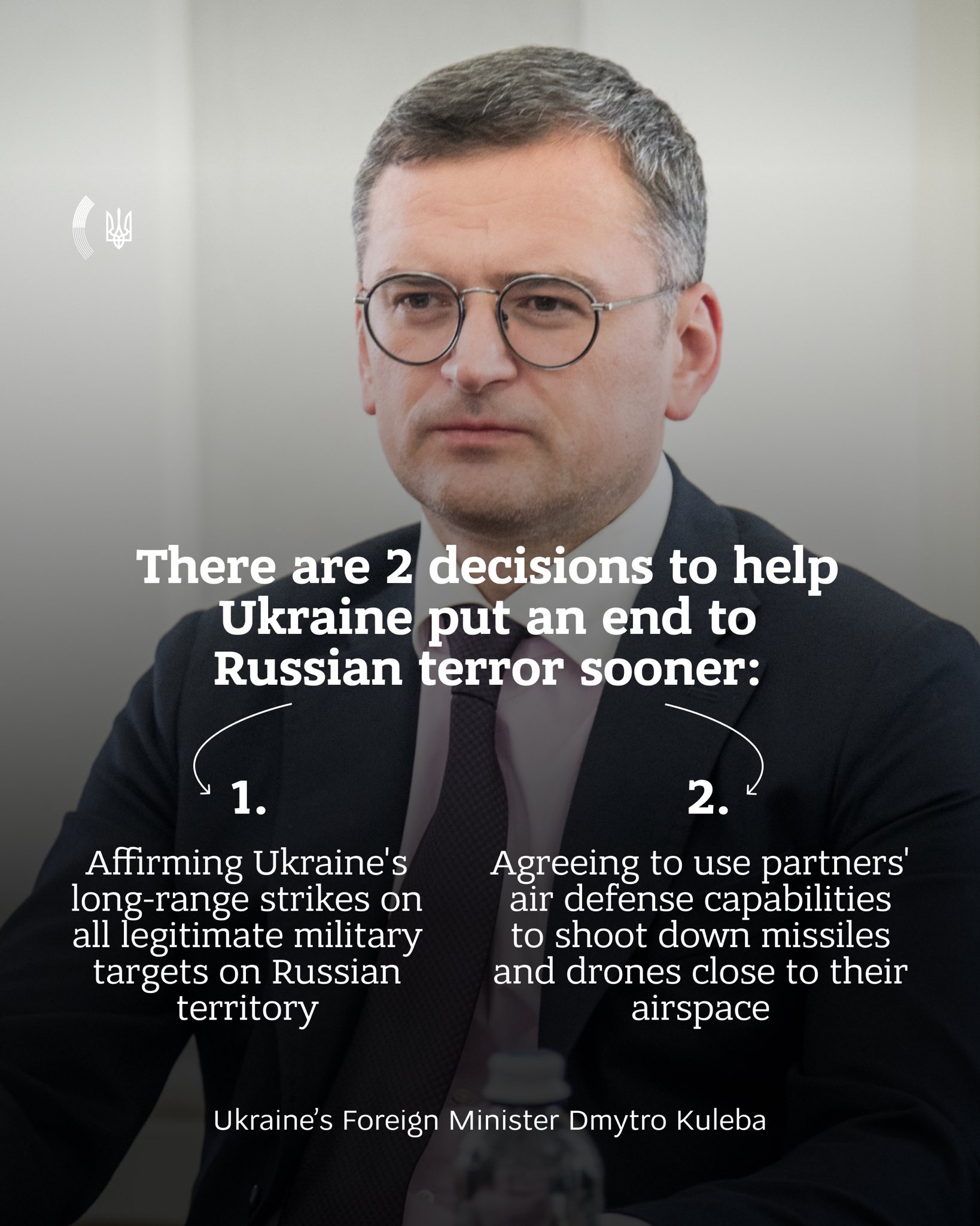 Ukraine’s FM condemns Russian massive attack, urges action