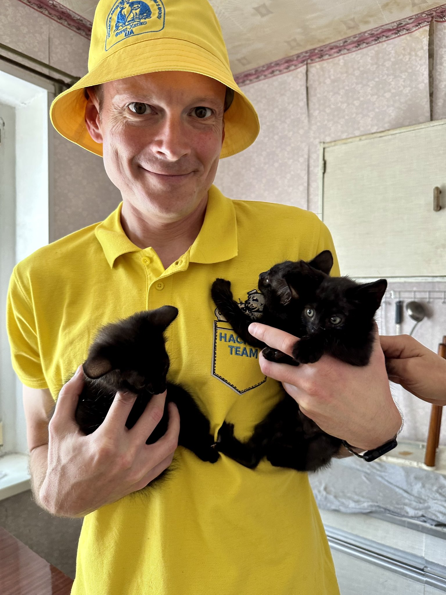 Caturday in Kostyantynivka: Leila and her 20 rescued cats