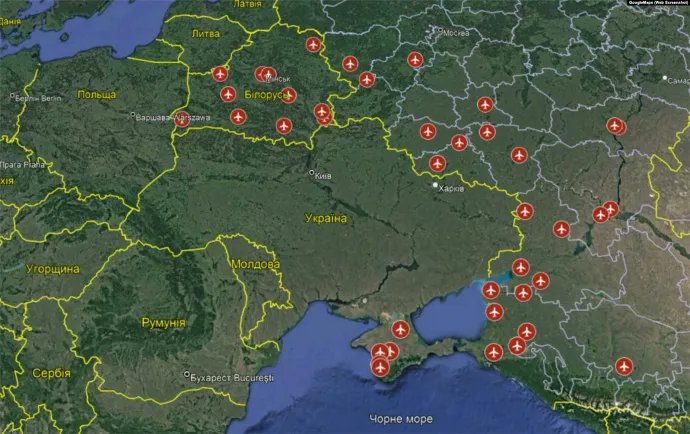 Russia uses 40 airfields for Ukraine airstrikes from three regions