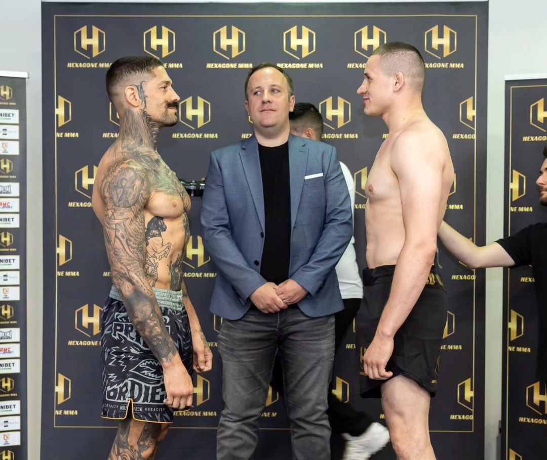 Ukrainian guardsman Mykola Martyniuk wins HEXAGONE MMA 18