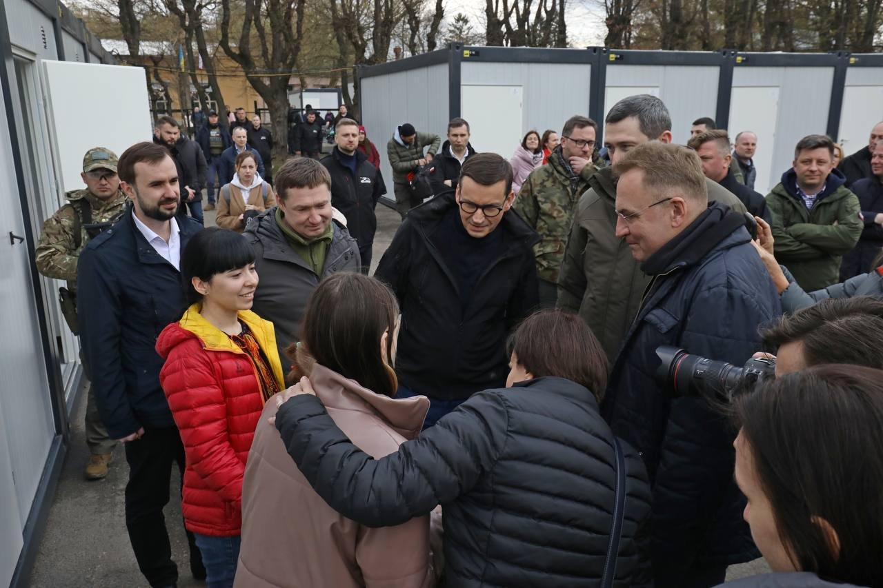 Poland Opens Modular Town for Refugees in Lviv, More Planned Near Kyiv