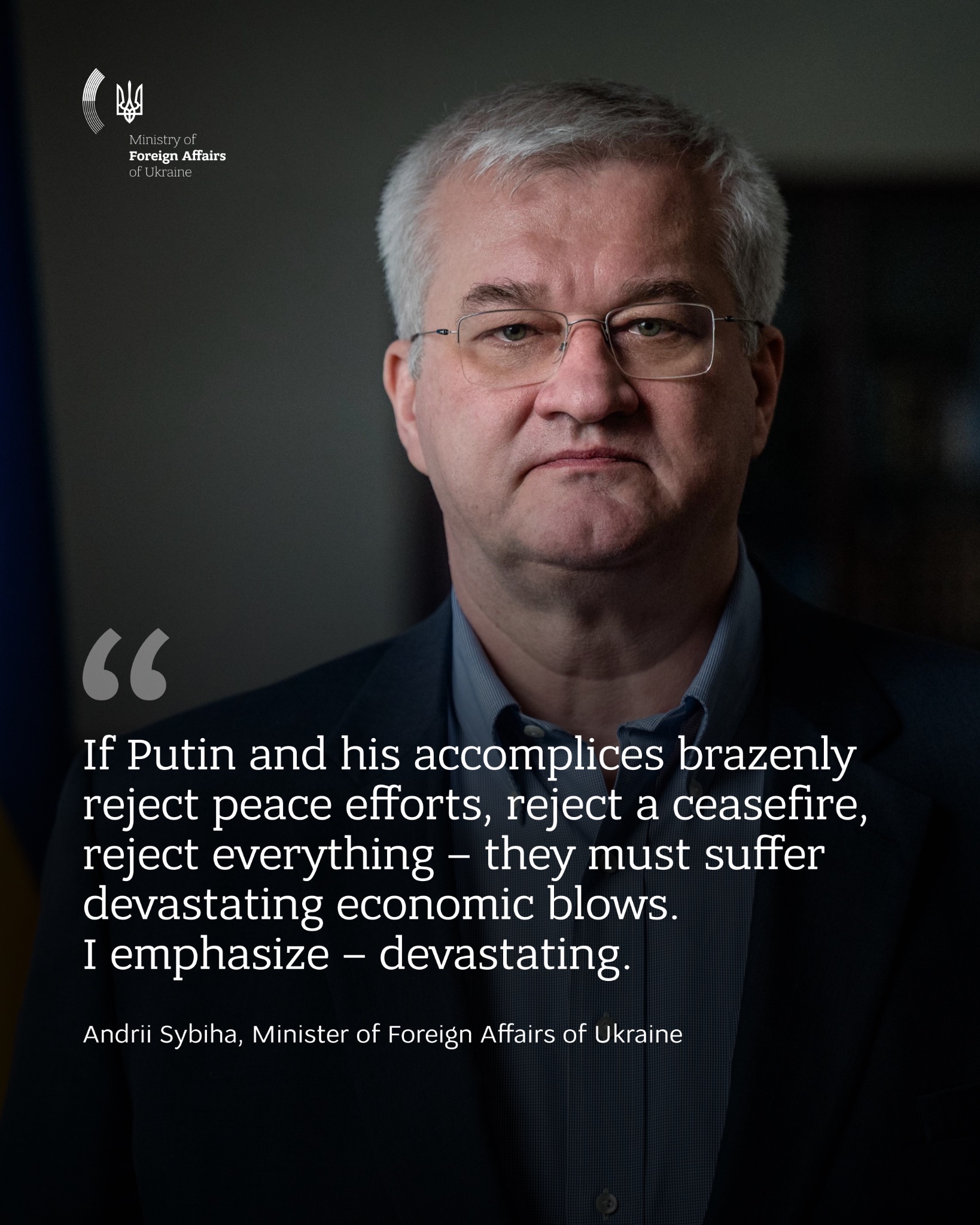 Ukraine calls for month of maximum pressure on Russia