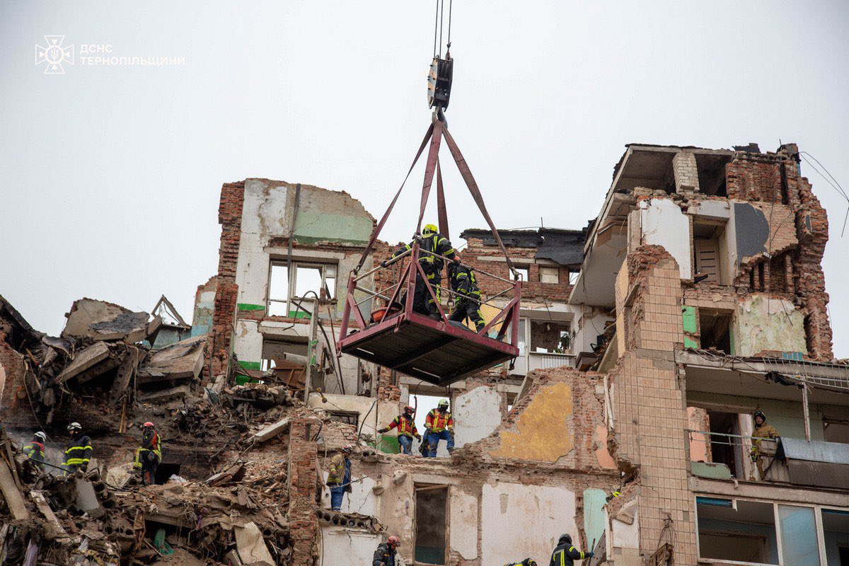 Russian missile strike on Ternopil kills 31, including 6 children