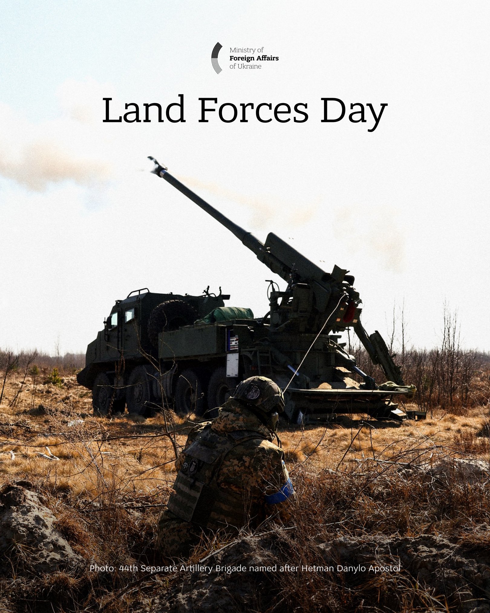 Ukraine thanks Land Forces on their day for defending against Russia