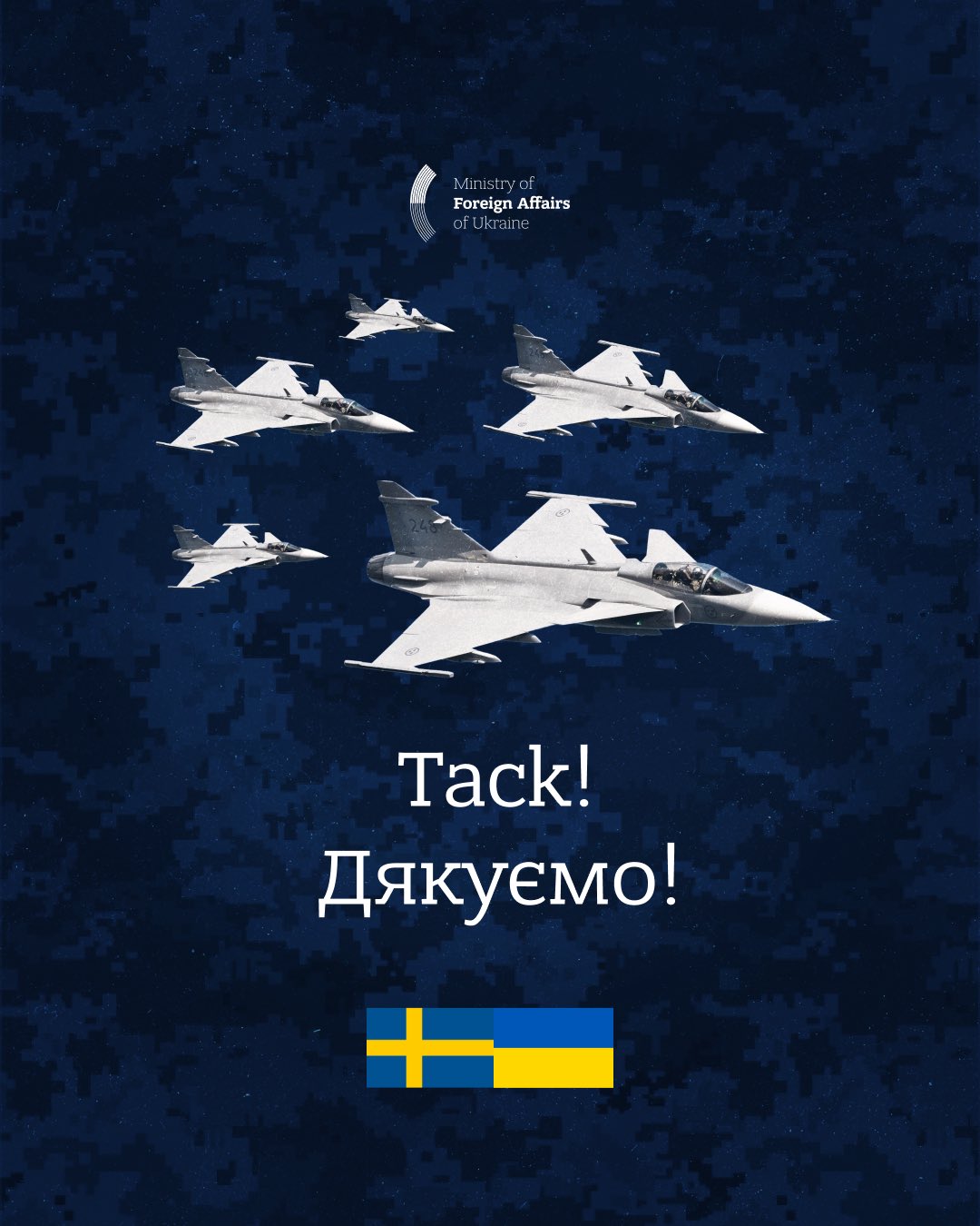 Ukraine and Sweden sign first Gripen jet fleet agreement