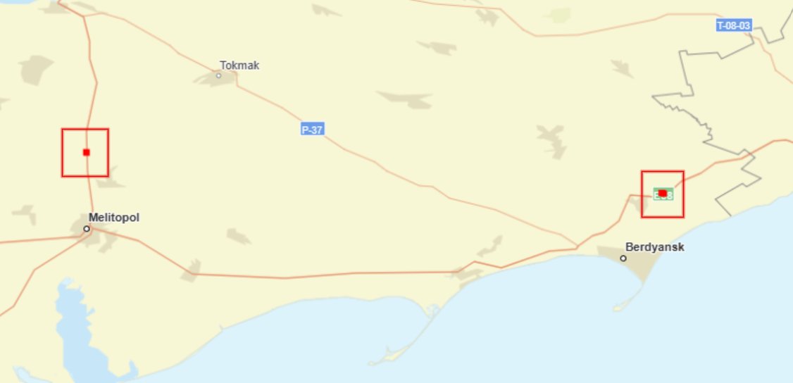 Evidence of Ukrainian strikes on M14 highway